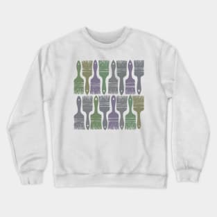 Paintbrush , seamless pattern Crewneck Sweatshirt